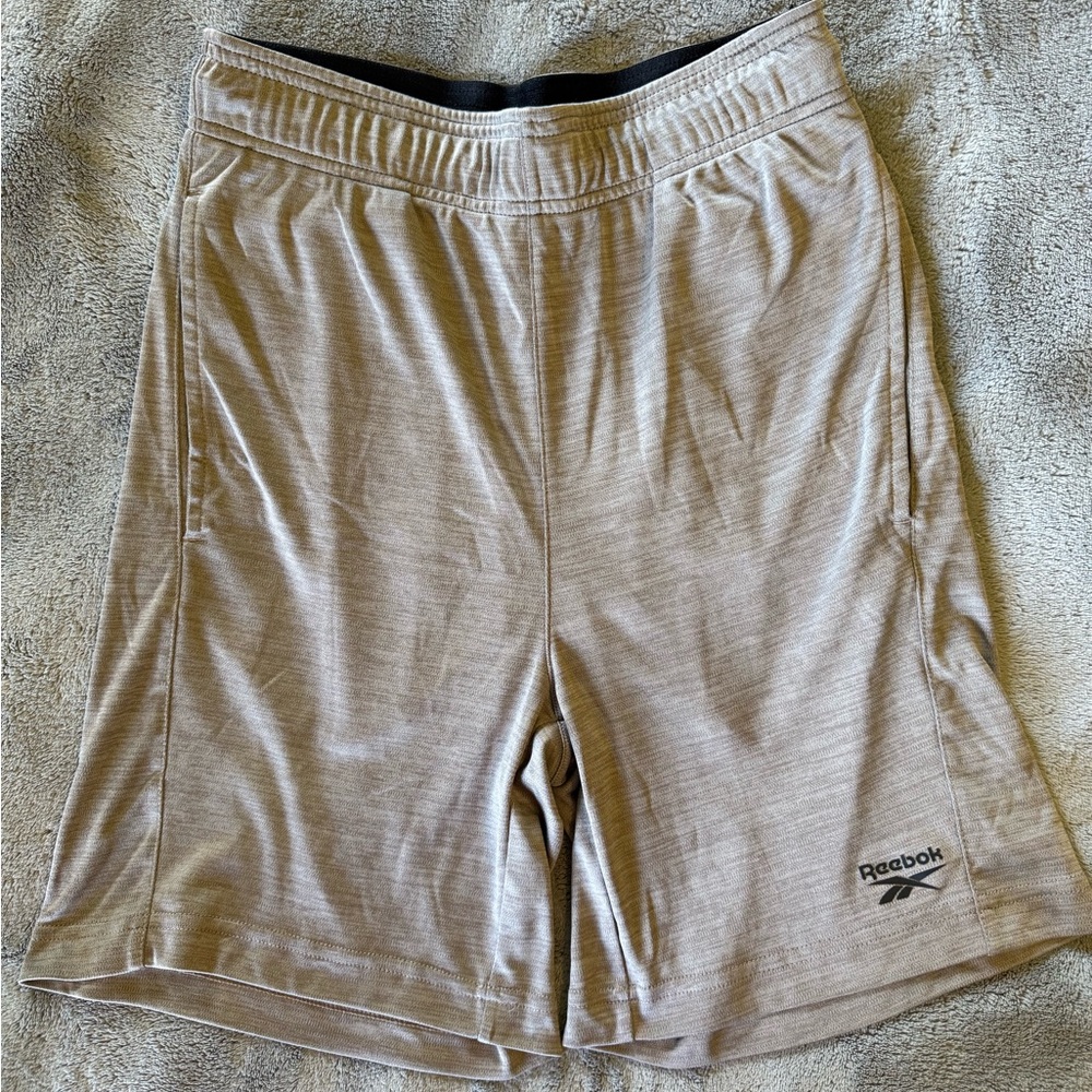 Reebok Men's Size Small Heather Grey Athletic Shorts